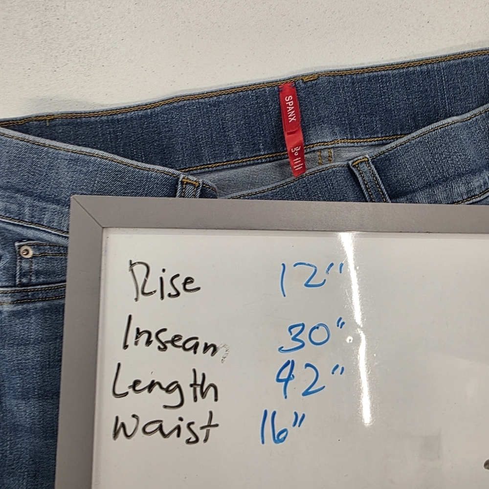 SPANX Seamed Front Wide Leg Jean in Vintage Indigo - Picture 11 of 13